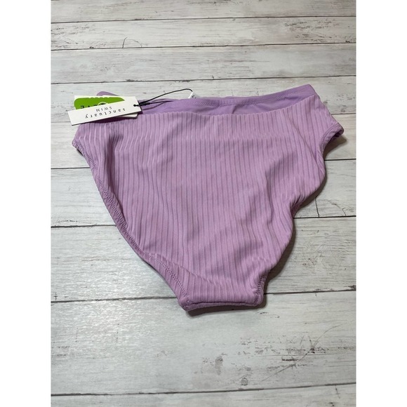 Sanctuary women’s bikini bottom Sandbar Banded High Leg High-Rise swimsuit - Picture 7 of 11